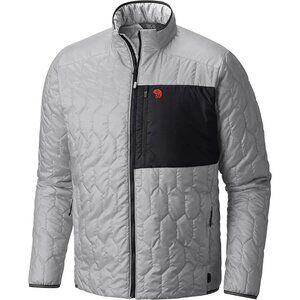 Mountain Hardwear Mens Thermostatic Jacket Gray Silver Ice NWT Full Zip Sz L